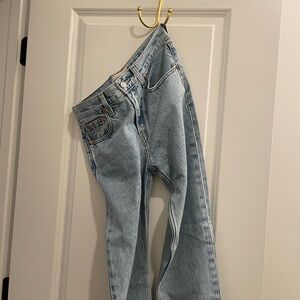 Levi’s women’s low pro straight light denim wash jean